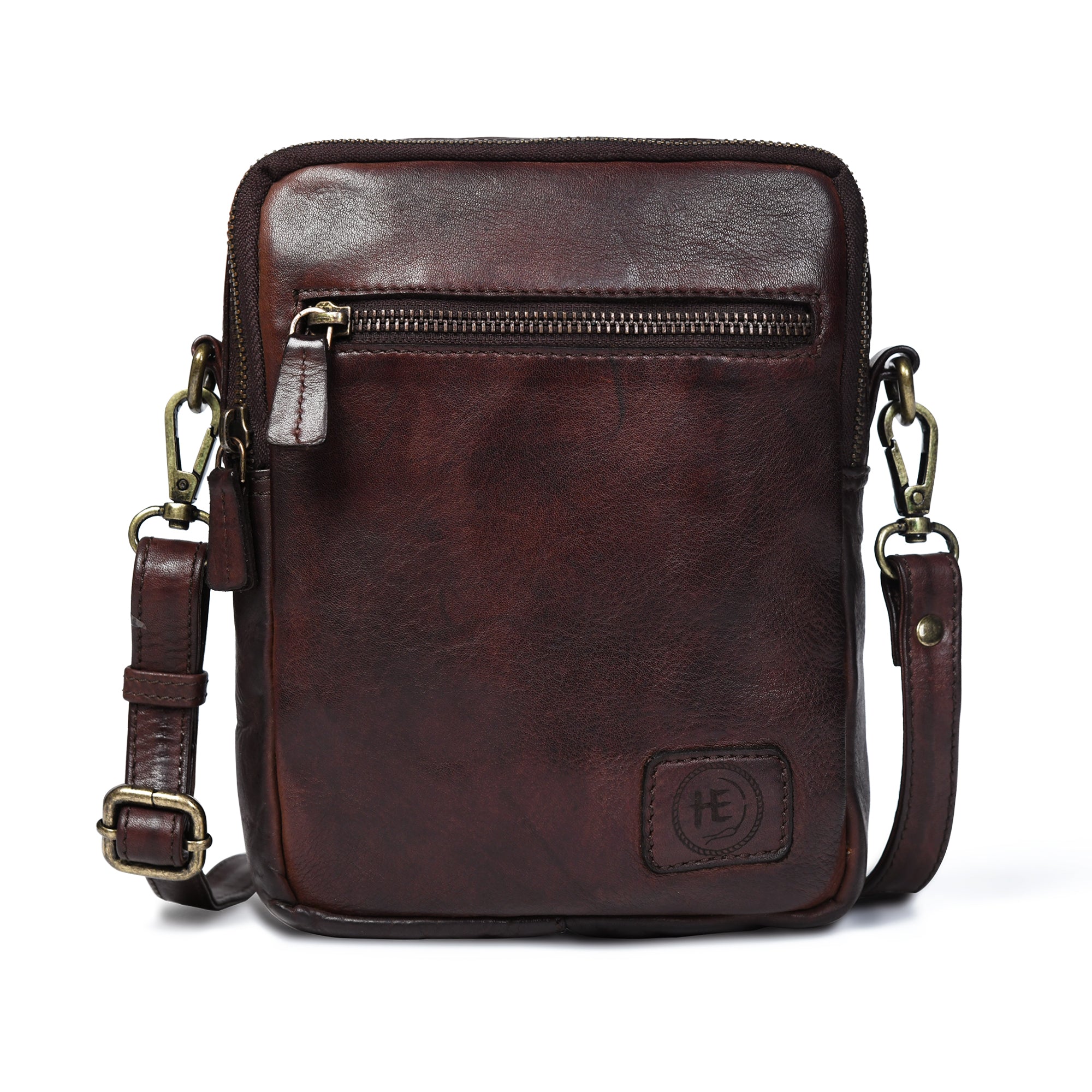 OxBlood Trail Leather Sling Bag